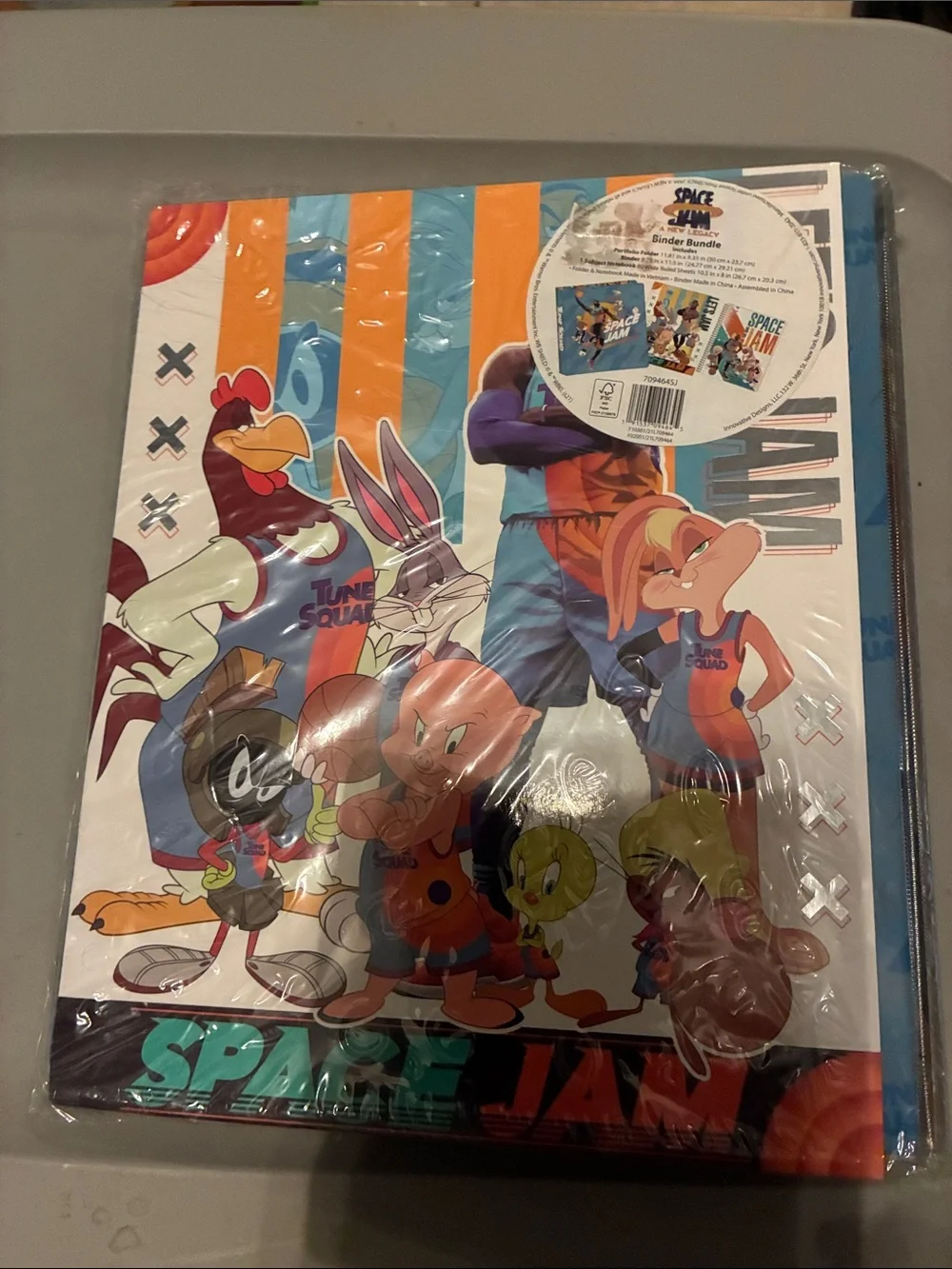 Space Jam Spiral Notebook, Folder, and Binder Bundle